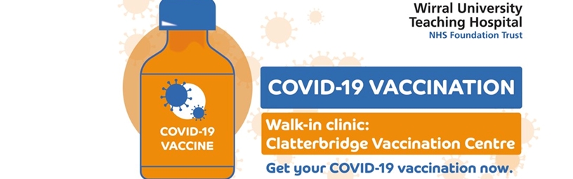 COVID-19 vaccinations at Clatterbridge Vaccination Centre