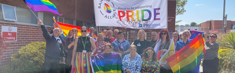Wirral University Teaching Hospital raises Pride Progress Flag as an emblem of support for the LGBTQ+ community Wirral University Teaching Hospital raises Pride Progress Flag as an emblem of support for the LGBTQ+ community
