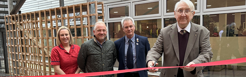 New Outdoor Benches Donated to Arrowe Park Hospital by Wirral Rotary Club