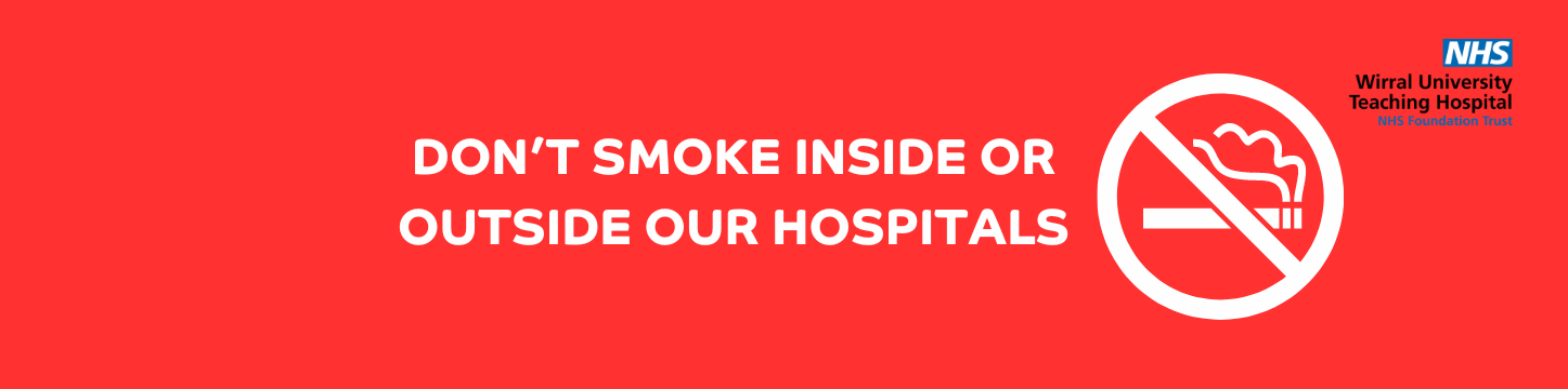 No smoking sign for the hospital