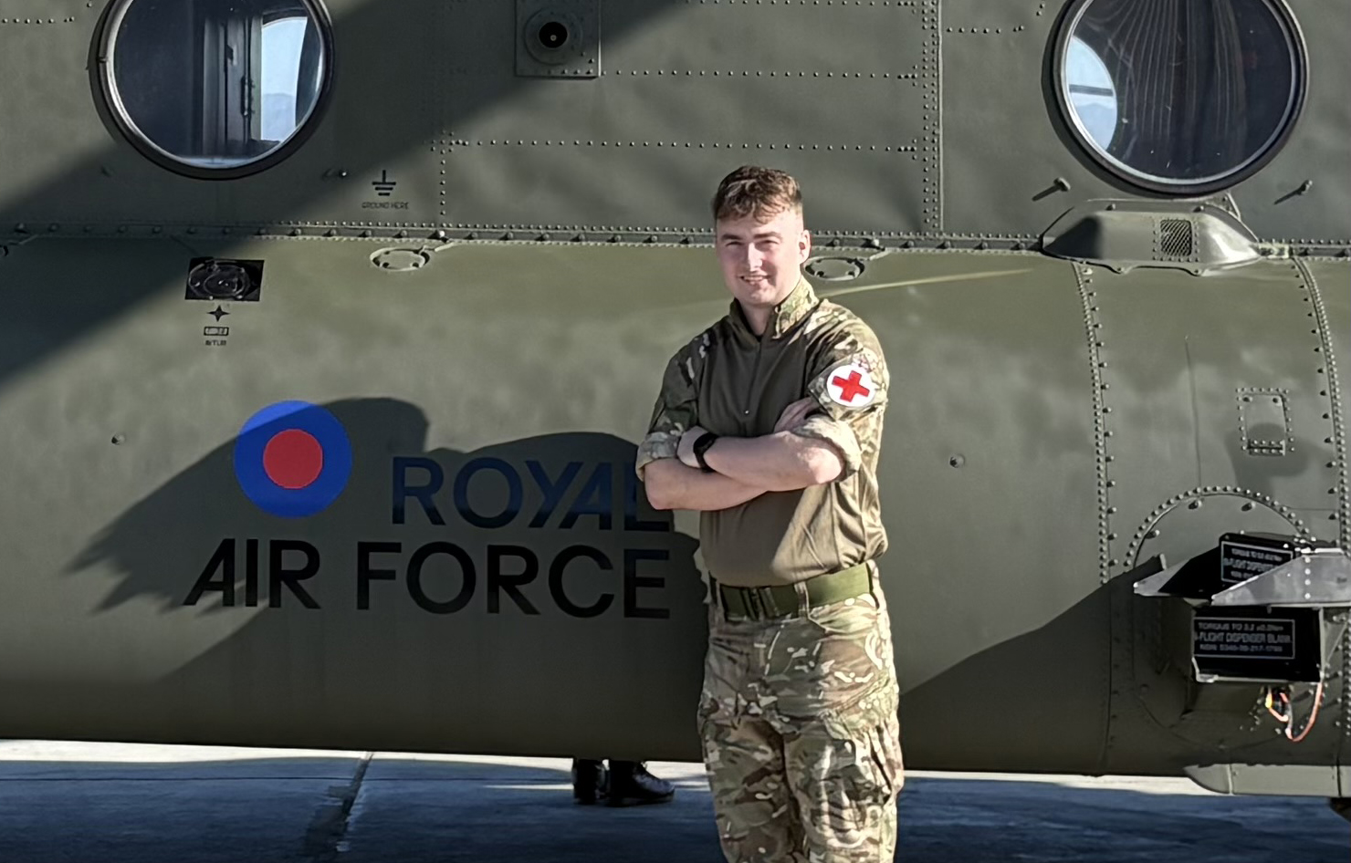 Meet the nurse serving patients in both the NHS and Royal Air Force