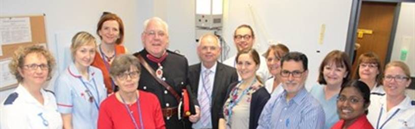 High Sheriff praises Trust staff High Sheriff praises Trust staff